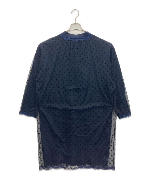 MUVEIL（ミュベール）MUVEIL (ミュベール) チュールニットガウン ネイビー サイズ:SIZE 38の古着・服飾アイテム