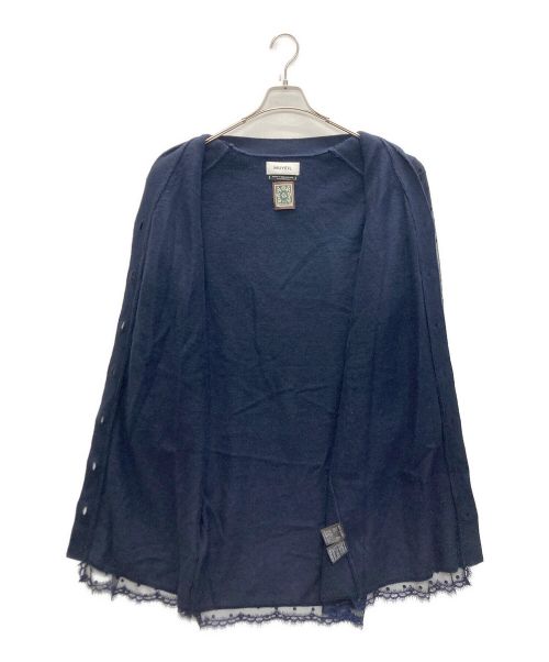 MUVEIL（ミュベール）MUVEIL (ミュベール) チュールニットガウン ネイビー サイズ:SIZE 38の古着・服飾アイテム