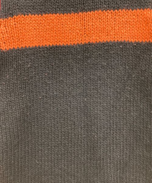 COMME des GARCONS HOMME（コムデギャルソン オム）COMME des GARCONS HOMME (コムデギャルソン オム) 90’sウールニット ブラック×ブラウン サイズ:SIZE FREEの古着・服飾アイテム