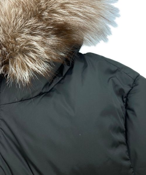 MONCLER（モンクレール）MONCLER (モンクレール) MARRIONNIERダウンコート ブラック サイズ:1の古着・服飾アイテム
