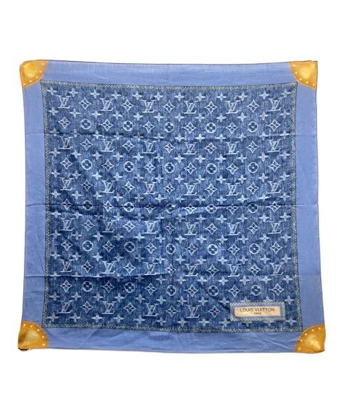 LOUIS VUITTON（ルイ ヴィトン）LOUIS VUITTON (ルイ ヴィトン) カレモノグラムデニムハンカチの古着・服飾アイテム