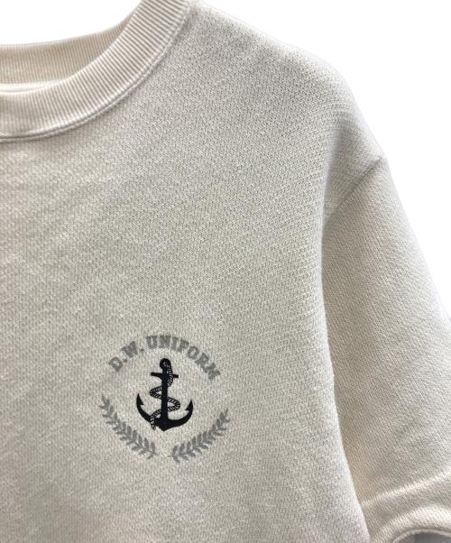 Dinoworks（ディノワークス）Dinoworks (ディノワークス) EGG SWEAT TEE アイボリー サイズ:Mの古着・服飾アイテム