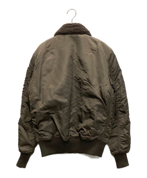 ALPHA（アルファ）ALPHA (アルファ) B-15フライトジャケット ブラウン サイズ:XSの古着・服飾アイテム