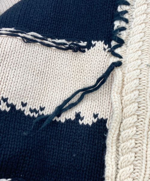 ROTOL（ロトル）ROTOL (ロトル) FRANKEN C/N KNIT MULTI ベージュ サイズ:SIZE 3の古着・服飾アイテム