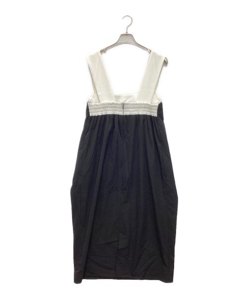 SUM1 STYLE（スミスタイル）SUM1 STYLE (スミスタイル) バイカラーコクーンジャンスカ ブラック サイズ:Fの古着・服飾アイテム