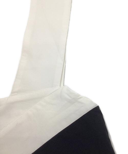 SUM1 STYLE（スミスタイル）SUM1 STYLE (スミスタイル) バイカラーコクーンジャンスカ ブラック サイズ:Fの古着・服飾アイテム