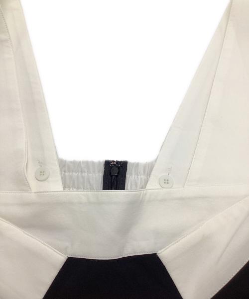 SUM1 STYLE（スミスタイル）SUM1 STYLE (スミスタイル) バイカラーコクーンジャンスカ ブラック サイズ:Fの古着・服飾アイテム