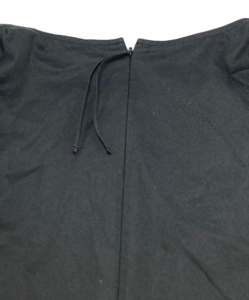 ADEAM（アディアム）ADEAM (アディアム) コットン ノースリーブ ワンピース ブラック サイズ:SIZE XSの古着・服飾アイテム