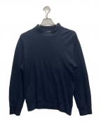 COMME des GARCONS HOMME PLUSコムデギャルソンオムプリュス）の古着「サイドジップモックネックニット」｜ネイビー