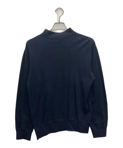 COMME des GARCONS HOMME PLUS（コムデギャルソンオムプリュス）COMME des GARCONS HOMME PLUS (コムデギャルソンオムプリュス) サイドジップモックネックニット ネイビー サイズ:SIZE Freeの古着・服飾アイテム