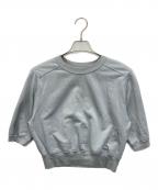 AURALEEオーラリー）の古着「ELASTIC HIGH GAUGE SWEAT HALF SLEEVE」｜グレー