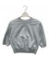 AURALEE（オーラリー）の古着「ELASTIC HIGH GAUGE SWEAT HALF SLEEVE」｜グレー