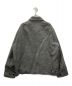 INTERIM (インテリム) ウールツイード ハリントンジャケット グレー サイズ:SIZE 5(L)：20000円
