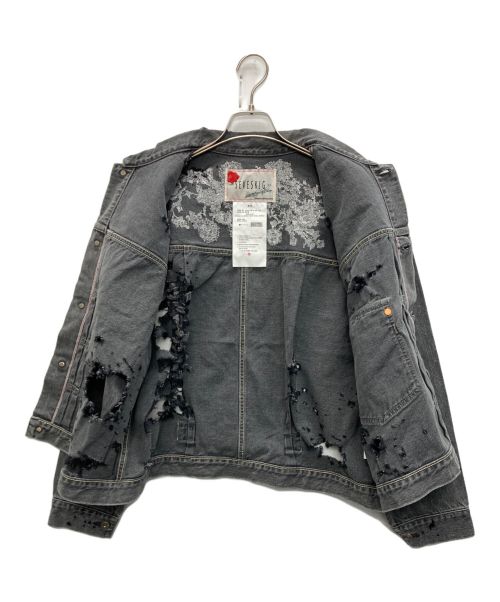 SEVESKIG（セヴシグ）SEVESKIG (セヴシグ) 2406XX Ver,Kill the wall グレー サイズ:SIZE Mの古着・服飾アイテム