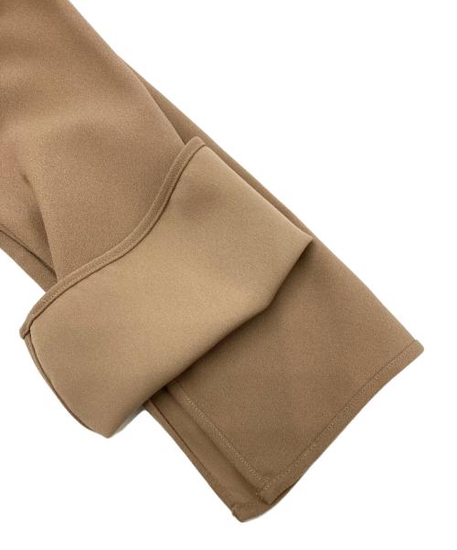 CLANE（クラネ）CLANE (クラネ) FRINGE DOCKING FLARE ONE PIECE ブラウン×アイボリー サイズ:SIZE 1の古着・服飾アイテム