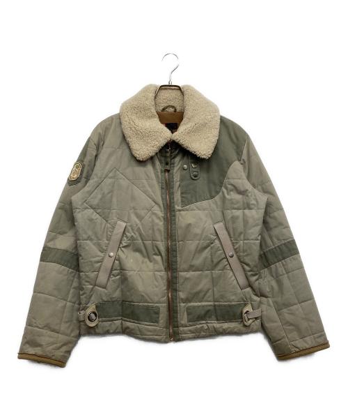 DIESEL（ディーゼル）DIESEL (ディーゼル) ボンバージャケット ベージュ サイズ:Mの古着・服飾アイテム