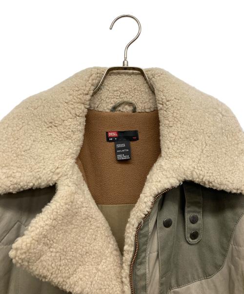 DIESEL（ディーゼル）DIESEL (ディーゼル) ボンバージャケット ベージュ サイズ:Mの古着・服飾アイテム
