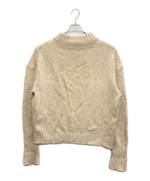 JIL SANDER（ジルサンダー）JIL SANDER (ジルサンダー) モックネックニット ベージュ サイズ:SIZE 48の古着・服飾アイテム
