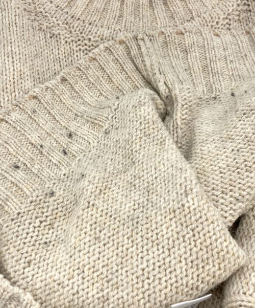 JIL SANDER（ジルサンダー）JIL SANDER (ジルサンダー) モックネックニット ベージュ サイズ:SIZE 48の古着・服飾アイテム