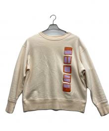 AUBETT（オーベット）の古着「プリントスウェット」｜アイボリー