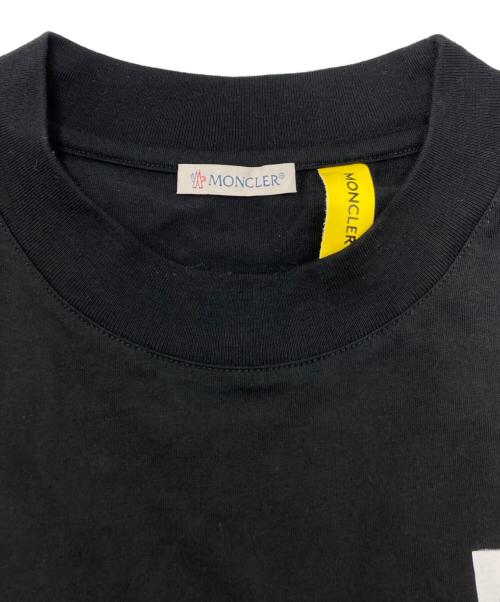 MONCLER GENIUS（モンクレール ジーニアス）MONCLER GENIUS (モンクレール ジーニアス) Palm Angels (パーム エンジェルス) MAGLIA T-SHIRT ブラック サイズ:SIZE Lの古着・服飾アイテム