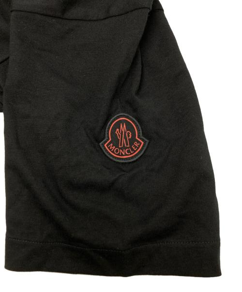 MONCLER GENIUS（モンクレール ジーニアス）MONCLER GENIUS (モンクレール ジーニアス) Palm Angels (パーム エンジェルス) MAGLIA T-SHIRT ブラック サイズ:SIZE Lの古着・服飾アイテム