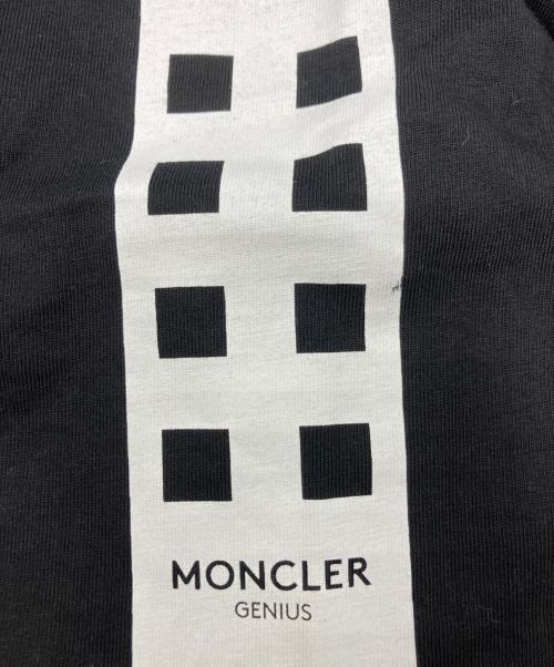 MONCLER GENIUS（モンクレール ジーニアス）MONCLER GENIUS (モンクレール ジーニアス) Palm Angels (パーム エンジェルス) MAGLIA T-SHIRT ブラック サイズ:SIZE Lの古着・服飾アイテム
