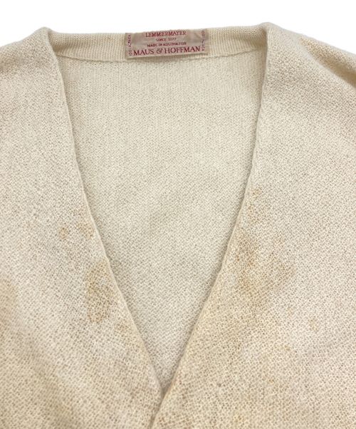 MAUS & HOFFMAN（マウス&ホフマン）MAUS & HOFFMAN (マウス&ホフマン) Lemmermayer (レマメイヤー) アルパカニットカーディガン アイボリー サイズ:SIZE 44の古着・服飾アイテム