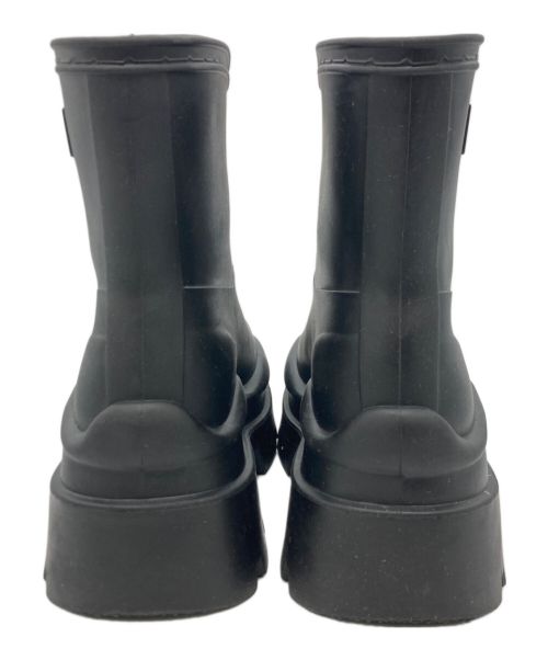 MSGM（エムエスジーエム）MSGM (エムエスジーエム) ロゴエンボスアンクルブーツ ブラック サイズ:SIZE 36の古着・服飾アイテム