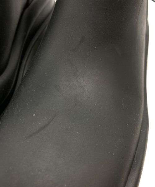 MSGM（エムエスジーエム）MSGM (エムエスジーエム) ロゴエンボスアンクルブーツ ブラック サイズ:SIZE 36の古着・服飾アイテム