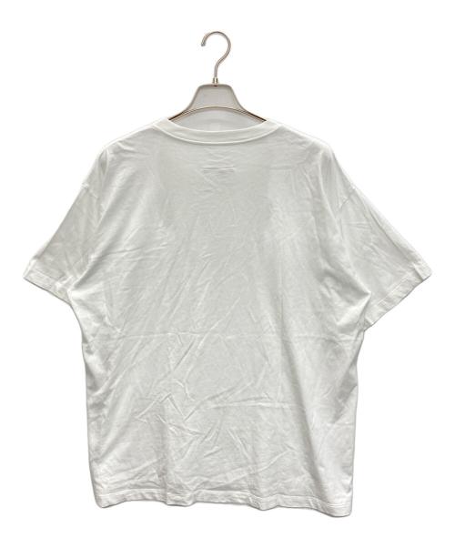 MM6 Maison Margiela（エムエムシックスメゾンマルジェラ）MM6 Maison Margiela (エムエムシックス メゾンマルジェラ) ロゴパッチTシャツ ホワイト サイズ:SIZE Lの古着・服飾アイテム