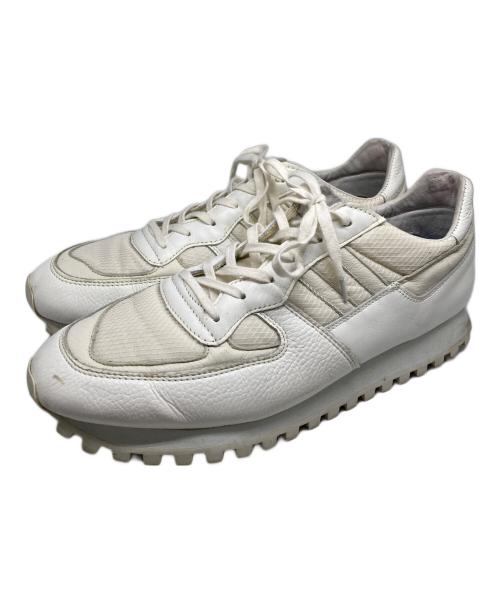 ZDA（ゼットディエー）ZDA (ゼットディエー) オールレザー スニーカー ホワイト サイズ:43の古着・服飾アイテム