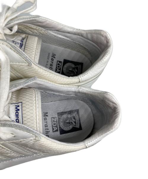 ZDA（ゼットディエー）ZDA (ゼットディエー) オールレザー スニーカー ホワイト サイズ:43の古着・服飾アイテム