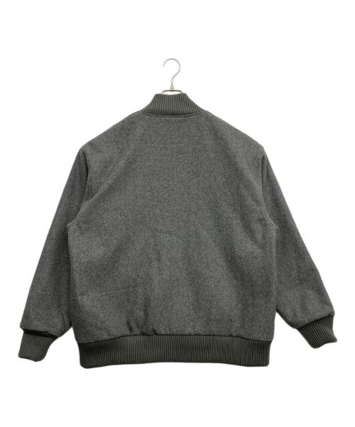 68&BROTHERS（68&ブラザーズ）68&BROTHERS (68&ブラザーズ) Melton Varsity Jacket グレー サイズ:XL 未使用品の古着・服飾アイテム