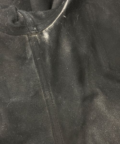 seven by seven（セブンバイセブン）seven by seven (セブンバイセブン) ユーロ ワーク レザー ジャケット グレー サイズ:SIZE Mの古着・服飾アイテム