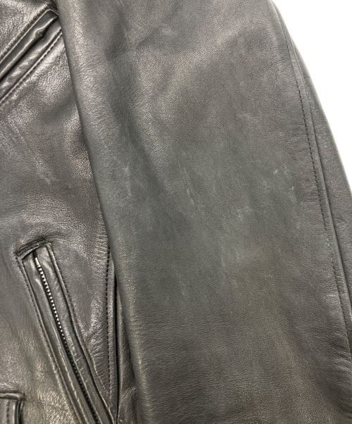nonnative（ノンネイティブ）nonnative (ノンネイティブ) カウレザーダブルライダースジャケット ブラックの古着・服飾アイテム