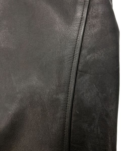 nonnative（ノンネイティブ）nonnative (ノンネイティブ) カウレザーダブルライダースジャケット ブラックの古着・服飾アイテム