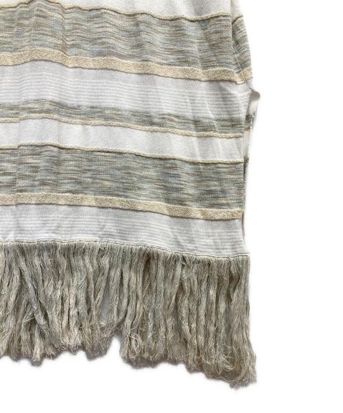 SLOBE IENA（スローブ イエナ）SLOBE IENA (スローブ イエナ) スキッパーフリンジワンピース アイボリー サイズ:FREEの古着・服飾アイテム