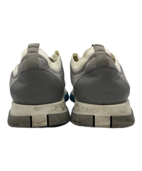 HERMES（エルメス）HERMES (エルメス) アディクトニットスニーカー グレー×ホワイト サイズ:42 1/2の古着・服飾アイテム