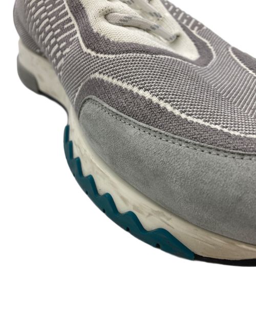 HERMES（エルメス）HERMES (エルメス) アディクトニットスニーカー グレー×ホワイト サイズ:42 1/2の古着・服飾アイテム