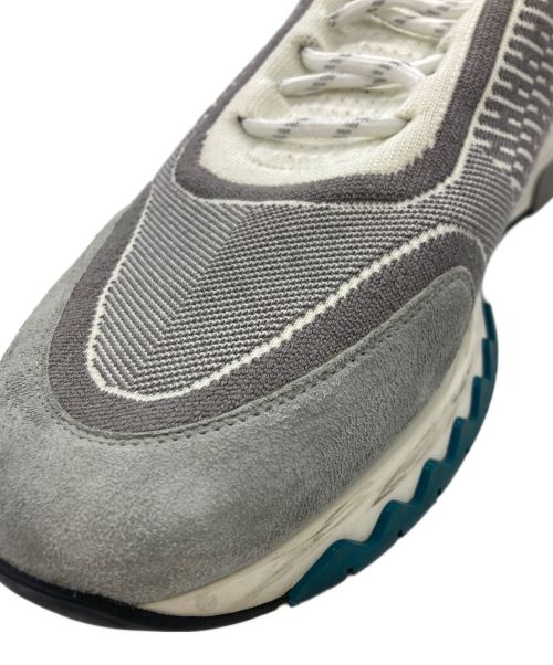 HERMES（エルメス）HERMES (エルメス) アディクトニットスニーカー グレー×ホワイト サイズ:42 1/2の古着・服飾アイテム