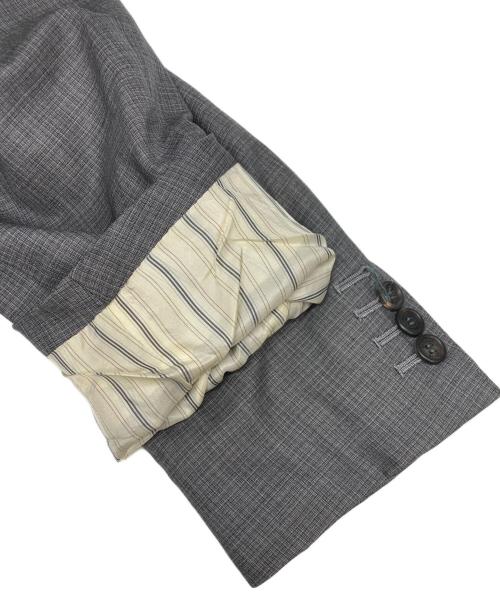 dunhill（ダンヒル）dunhill (ダンヒル) ウールシルクセットアップスーツ グレー サイズ:SIZE 48の古着・服飾アイテム