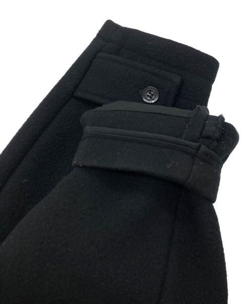 leno（リノ）leno (リノ) ウールカシミヤダッフルコート ブラック サイズ:SIZE 1の古着・服飾アイテム