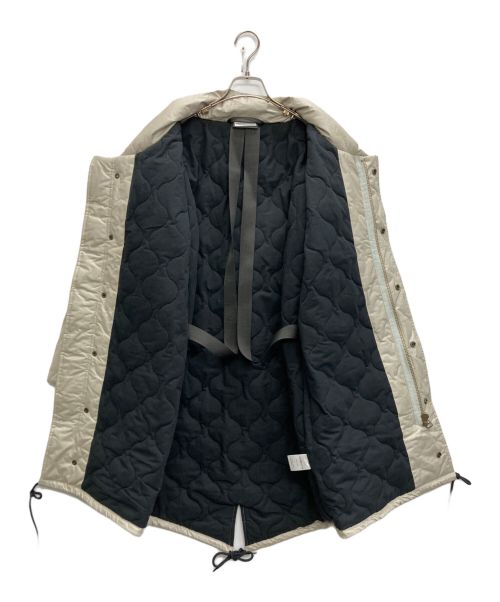 prestige apparel（プレステージアパレル）prestige apparel (プレステージアパレル) COATING PUFF MODS COAT ライトグレー サイズ:SIZE Mの古着・服飾アイテム