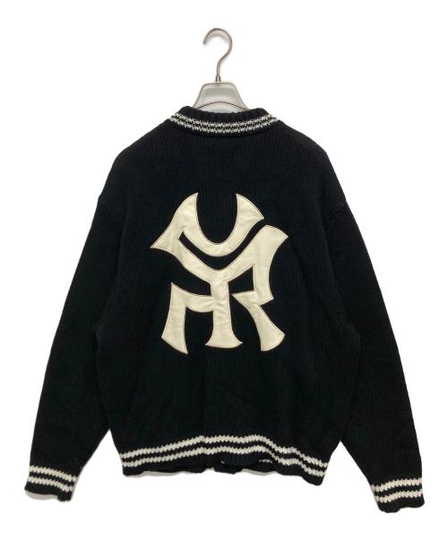 SUPPLIER（サプライヤー）SUPPLIER (サプライヤー) Sr Logo Knit Stadium Jacket ブラック サイズ:SIZE Lの古着・服飾アイテム