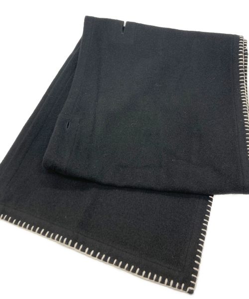 s'yte（サイト）s'yte (サイト) W/TOP MOSSA STOLE COLLAR BIG SILHOUETTE COAT ブラック サイズ:SIZE 3の古着・服飾アイテム