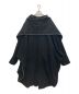 s'yte (サイト) W/TOP MOSSA STOLE COLLAR BIG SILHOUETTE COAT ブラック サイズ:SIZE 3：39000円