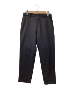 中古・古着通販】COMOLI (コモリ) ブラック ドリル テーパード パンツ