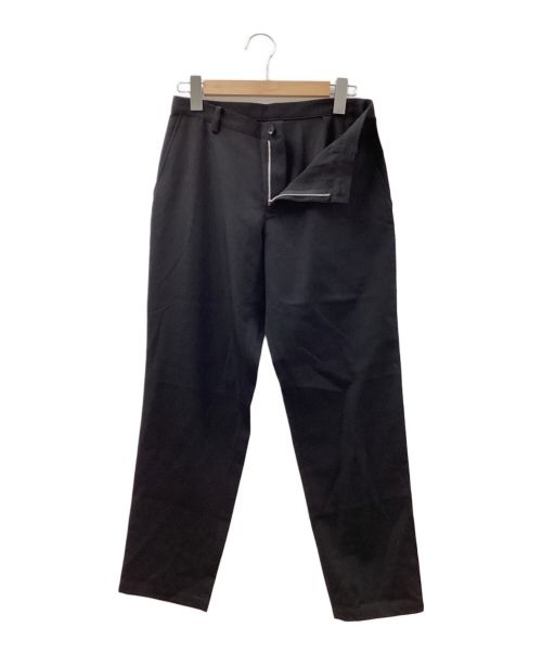 YOHJI YAMAMOTO（ヨウジヤマモト）YOHJI YAMAMOTO (ヨウジヤマモト) テーパードウールパンツ ブラック サイズ:1の古着・服飾アイテム