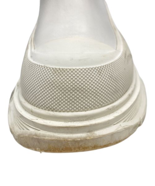 ALEXANDER McQUEEN（アレキサンダーマックイーン）ALEXANDER McQUEEN (アレキサンダーマックイーン) TREAD SLICK CHELSEA Boots ホワイト サイズ:37 1/2の古着・服飾アイテム